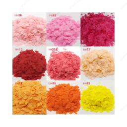 Redonda Confetti Tissue Paper, biodegradável, adequado para o casamento e festa de aniversário Decoração, Balão Jogando Suprimentos, Mix Color, 1cm, 1000pcs por saco - Image 1