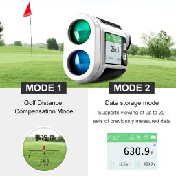 REVASRl 600 jardas telêmetro de golfe com compensação de inclinação bandeira bloqueio vibração tela HD transparente telêmetro laser para golfe - Image 6