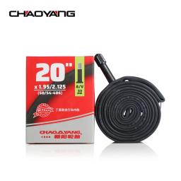 Tubo interno de bicicleta chaoyang, 2 peças, 14/16/18/20x1.5-1.75 polegadas, câmera schrader, tubo interno, mountain bike, pneus, chambre air - Image 1