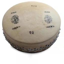 Tambor de mão peking instrumento de percussão de música instrumento de tambor portátil com tambor de couro 23cm - Image 3