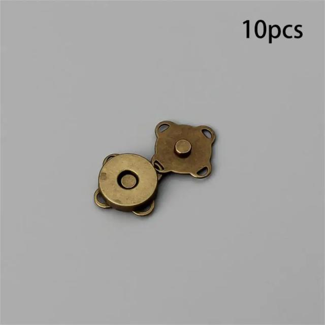 Conjunto de 5 Botões Magnéticos em Forma de Flor de Ameixa para Bolsas e Acessórios DIY