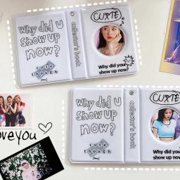 Álbum de fotos com letra impressa para Idol, Binder com 40 bolsos, Nome Card Book, Photocard e ID Holder, 3 em - Image 4