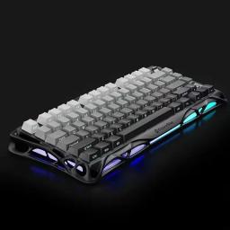 Gravastar mercúrio k1 rgb teclado mecânico quente swappable teclado para jogos interruptores lineares rgb teclado para jogos sem fio - Image 2