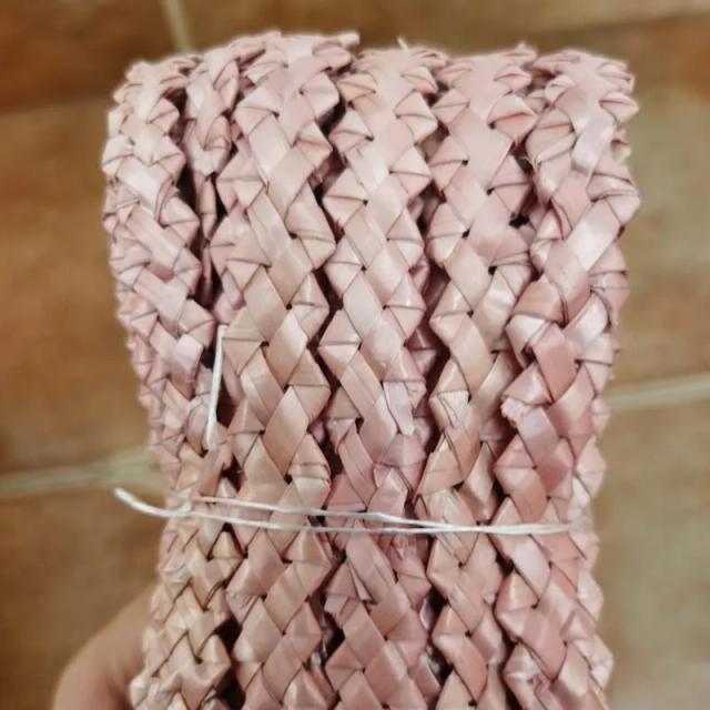 Tranças de Corda de Trigo Palha Natural para Artesanato DIY - 45m para Chapéus, Móveis e Cestas