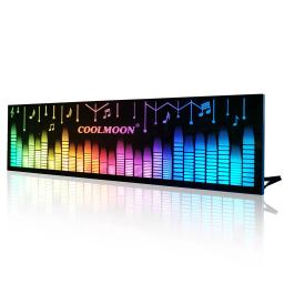 COOLMOON-RGB Painel Lateral Emissor de Luz para Iluminação PC, Quadro de Suporte, Energia LED, Chassi Desktop, CPU Bracket Board - Image 6