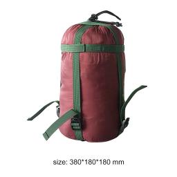 À prova d'água Compressão Stuff Sack Outdoor Camping Saco de dormir Saco de armazenamento de nylon para viagens Caminhadas 5 cores - Image 6