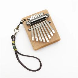 Kalimba Polegar Piano com Pingente De Madeira De Faia, Dedo Acústico Piano, Instrumento de Música, Bom Acessório Presente, 8 Chaves - Image 5