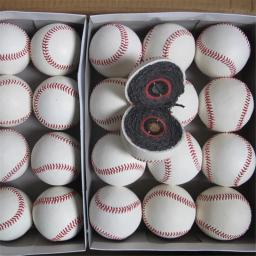 Full Cowhide Baseball Soft Base Bolas, Branco, Handmade, Prática para Treinamento, 30 Lã Núcleo, Beisbol Har, Equipe, 1Pc, 9" - Image 2