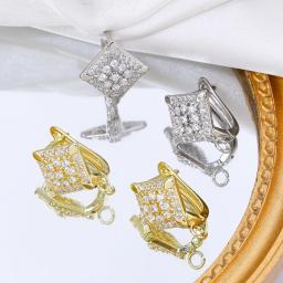 Juya 2 4 6 pçs/lote fecho de fio da orelha pontos prendedor básico bail brinco ganchos acessórios para diy feminino encantos brincos fazendo - Image 5