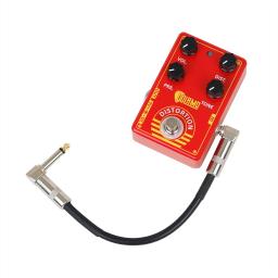 Pedal de Efeitos de Guitarra, Patch Cord Instrumentos, Fio de Efeito Guitarra Elétrica 6,35, Cabeça de Metal, Acessório 15 cm, 30 cm, 50cm - Image 2