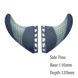 Longboard Plug Surfboard Fins, Old Surf Fin Windsurf Fins, 2 Fin, 3 e 4 Box, vários tamanhos, Liquidação, 2 aleta lateral - Image 4