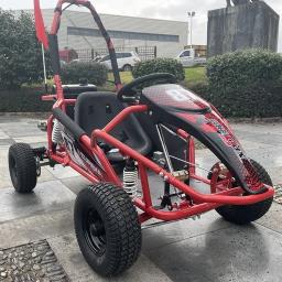 Barato UTV Gas 125CC 4 Rodas Go Kart Crianças Off Road Buggy Para Crianças e Adultos - Image 3