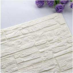 Adesivos de parede 3D Painéis autoadesivos Papel de parede de espuma Decoração de casa Sala de estar Quarto Decoração de crianças Adesivo de tijolo 3D Papéis de parede - Image 2