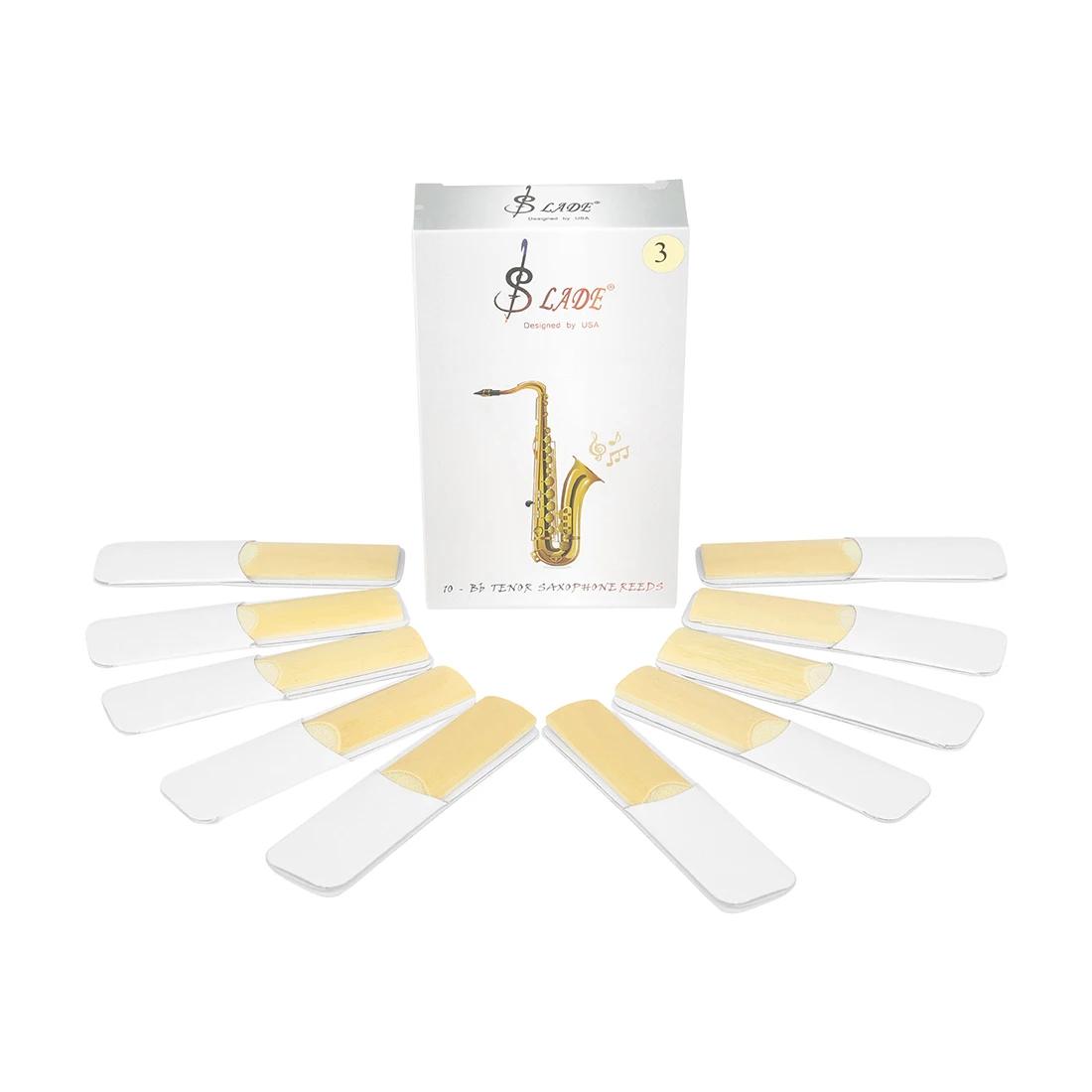 BbTenor saxofone palhetas, alta qualidade, sopros, peças de instrumentos musicais, acessórios, força 2.0, 2.5, 3.0, 10pcs - Image 1