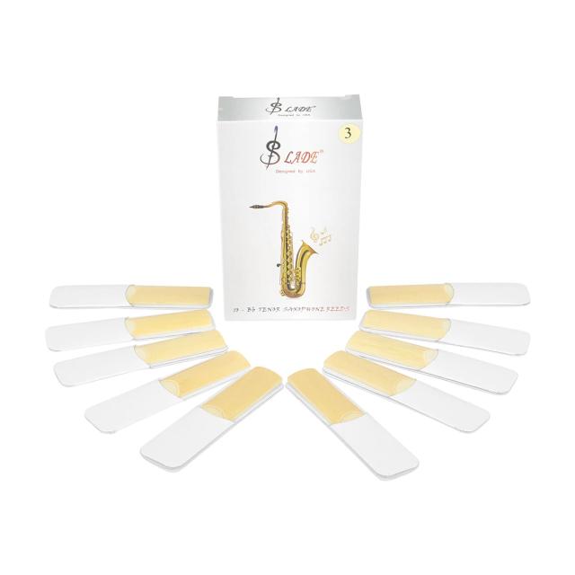 Palhetas Bb para Saxofone Tenor de Alta Qualidade - Conjuntos de 10 Peças Força 2.0, 2.5 e 3.0
