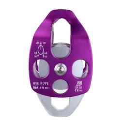 Polia dupla para escalada e resgate sistema, roxo Arborist, remo e escalada, 32KN - Image 6