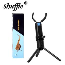 Saxofone Alto Tenor portátil Stand, dobrável suporte profissional, Metal pernas tripé, acessório de instrumento de sopro com saco de armazenamento - Image 6