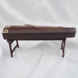 Novo estilo chinês bjd boneca acessórios decoração adereços tela grupo fã flauta guzheng instrumento musical para crianças brinquedo presente - Image 2