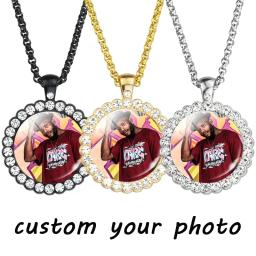Colar feito sob encomenda da foto corrente da lagosta personalizado logotipo colares hip hop jóias presente para presente de aniversário dos homens das mulheres - Image 1