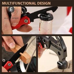Multitool alicate multifuncional garra martelo ferramenta de aço inoxidável com bainha para ao ar livre - Image 2