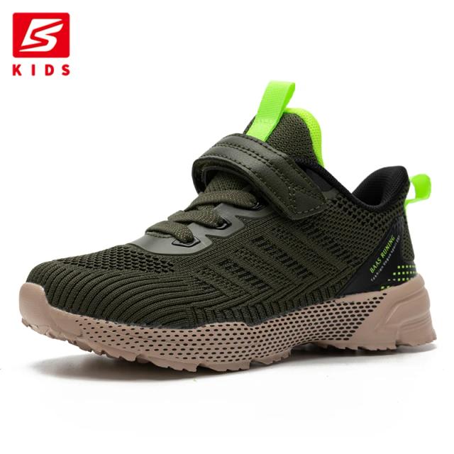 Tênis de Corrida Leve para Crianças | Sapatos Antiderrapantes e Respiráveis para Meninos