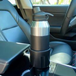 Suporte multifuncional do copo da água do carro, limitador ajustável universal, cremalheira estável da bebida, acessórios interiores - Image 2