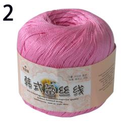 Linha Multi Color Algodão Crochet, Fio De Renda, Seda Infantil, Bordado à Mão DIY, Ferramentas De Costura, Acessórios, Bola 50g - Image 5