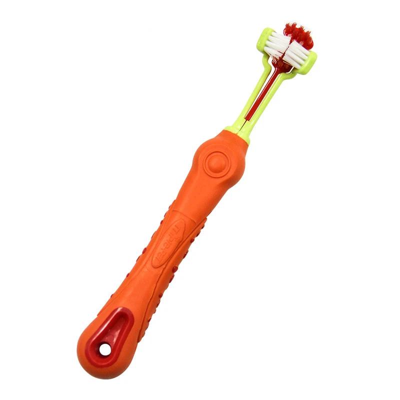 Escova de Dentes de cão Produtos Pet Acessórios Do Cão Cão Suprimentos Aparelhos Multi Angle Animais De Estimação Cães de Limpeza Oral Escova De Dentes para Cães de Pequeno Porte - Image 1
