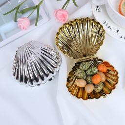 Favor De Doces De Forma De Seashell De Plástico, Presentes De Casamento, Festa Criativa Decoração, 1Pc - Image 1