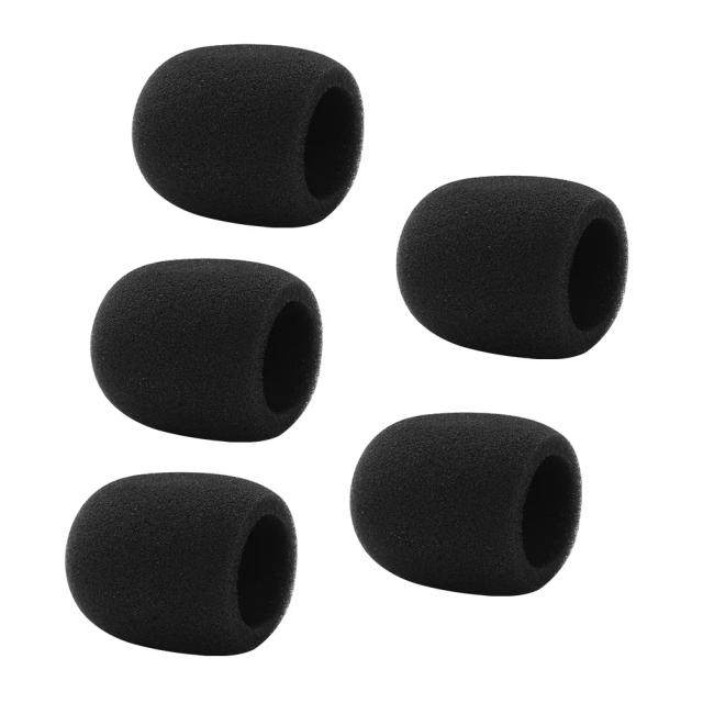 Cobertura de Espuma para Microfone - Proteção Profissional com 5 Peças, Ideal para Estúdio e Proteção Contra Vento