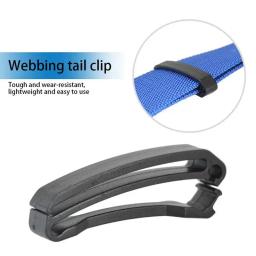 Clipe de extremidade de cinta 2 peças molle terminação keeper fivela anti-érosão cinta de deslizamento rápido suprimentos para cinta de mergulho cinto de mergulho - Image 3