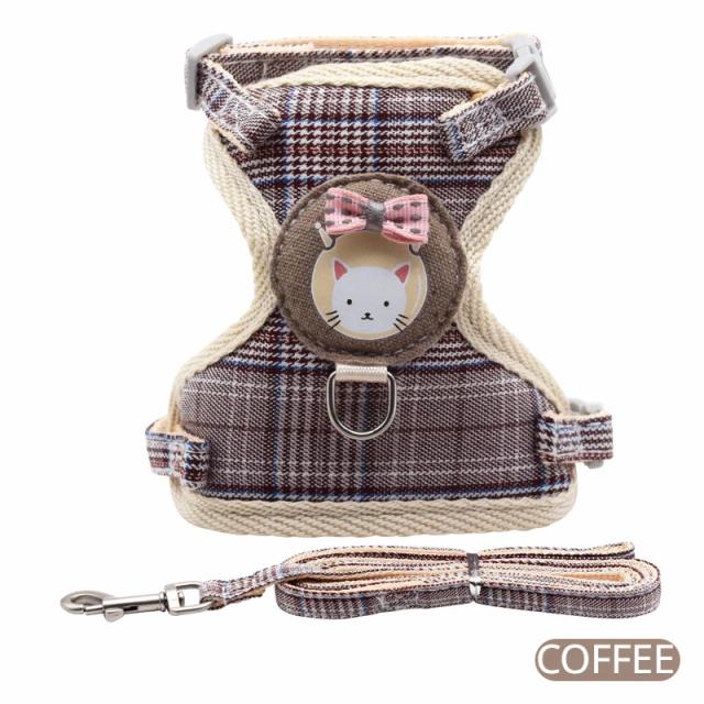 Coleira Peitoral Ajustável para Cães e Gatos - Ideal para Passeios com Animais de Estimação Pequenos e Médios
