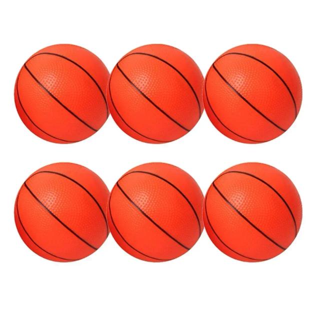 Diversão em Mini Basquete: Conjunto de 6 Brinquedos Esportivos para Crianças, Ideal para Uso Indoor e Outdoor com Altura de 12cm
