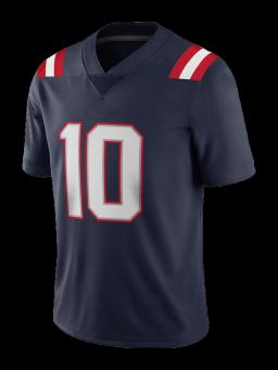 Camisa de futebol americano para homens, traje respirável de futebol Drake Maye, marinha, New England Patriots, jogador da equipe, atacado - Image 2