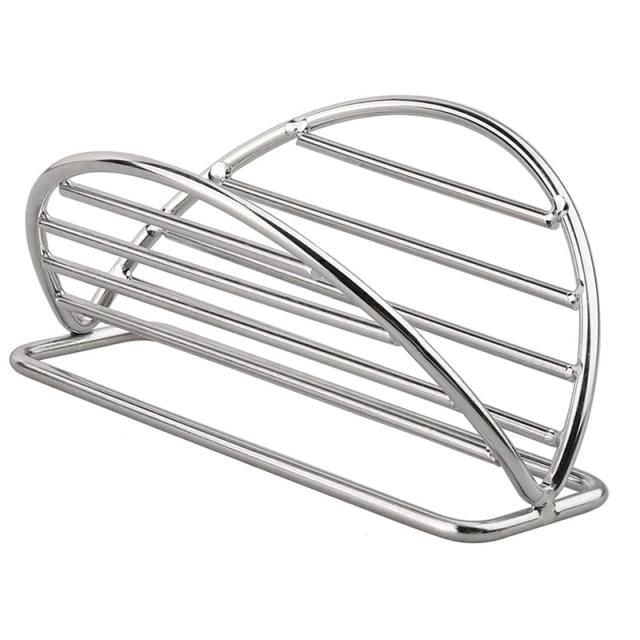 Suporte Multifuncional de Aço Inoxidável para Panquecas, Tacos e Petiscos - Ideal para Restaurantes e Cozinhas Caseiras