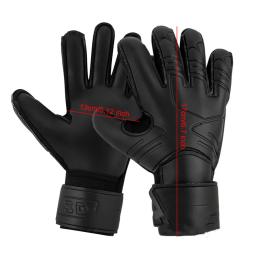 Luvas antiderrapantes do goleiro do futebol com apertos fortes, Luvas do goleiro do futebol dos jovens adultos, objetivo engrossado da proteção do dedo - Image 3