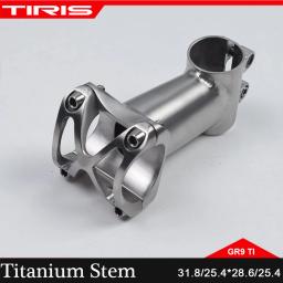TIRIS-Ultraleve Titânio Bicicleta Stem, MTB Ciclismo Peças Peças, Comprimento Personalizado, Ângulo 5 °, Acessórios - Image 1