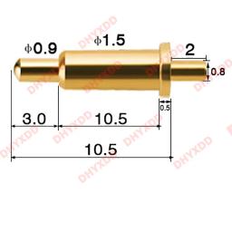 Conector de pino pogo de alta corrente, bateria pogopin, contato com mola, agulha smd 3 4 5 6 7 8 9 10 11 14 teste de carga pogopin prob - Image 2