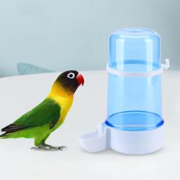 400ml alimentador de pássaros automático recipiente de bebida de água papagaio dispensador de armazenamento de alimentação gaiola pássaros waterer suprimentos para animais de estimação - Image 1