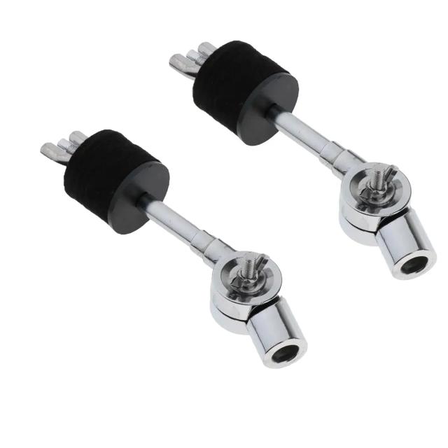 Acessórios Ajustáveis de Percussão 6 Polegadas: Cymbal Stacker e Suporte para Tambor em 2 Peças