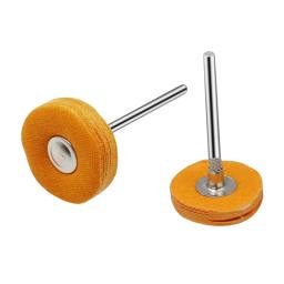 Pano de polimento de algodão 3mm 2.35mm polir rodas moedor para jóias de prata ouro metal ferramentas abrasivas branco forma redonda almofada - Image 4