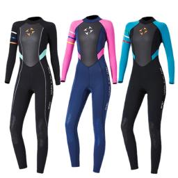 Roupa de mergulho feminina de neoprene 3mm, roupa de mergulho para mulheres com água fria - Image 5