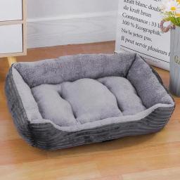 Animais de estimação gato dormir cama para animais de estimação canil almofada cama para cão gato animal de estimação sofá cães suprimentos cão de estimação calmante casa morna almofada para filhote de cachorro lavável - Image 2