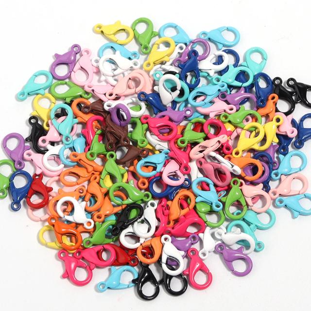 Ganchos Coloridos para DIY: 30 Peças de Fechos de Lagosta em Cores Variadas para Joias Artesanais