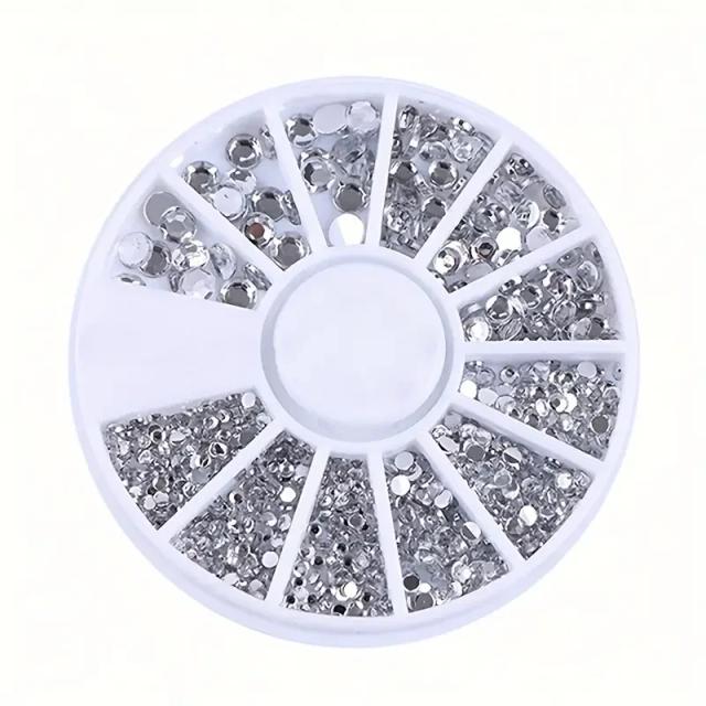 Gemas de Strass e Cristal para Nail Art: Acessórios de Manicure e Decoração Profissional
