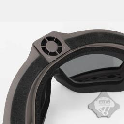 Fma airsoft óculos de proteção tático com ventilador versão atualizada anti nevoeiro airsoft paintball acessório olho proteção segurança tb1029 - Image 4