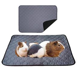 Forro de gaiola para pequeno animal de estimação, Tapete de cama antiderrapante impermeável, Pee Pad para hamsters, Itens de coelho, Porco de cobaia - Image 1