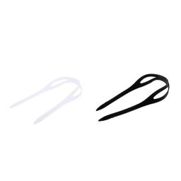 Óculos de Natação Universal para Óculos de Natação Silicone Strap, Head Band, Protector, Substituição, Acessórios de Reposição, Transparente, Preto - Image 6