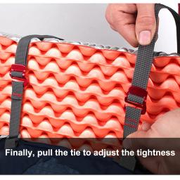 Escalada Buckle Tie-Down Belt, correias de carga, Corda de fita de nylon mochila de viagem, gancho de liberação rápida - Image 5
