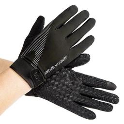 Luvas de ciclismo verão fino equitação macio respirável proteção uv dedo cheio ajustável das mulheres dos homens da motocicleta bicicleta esportes luva - Image 5